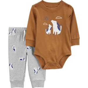 Erkek Bebek Body Pantolon Set 2'li Paket