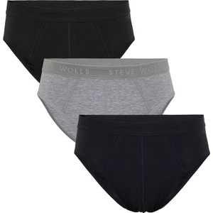 Steve Wolls Erkek Renkli 3’Lü Slip Külot - 23002