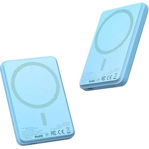 MC-3952 15W Mini Manyetik 5000 Mah Powerbank- Mavi