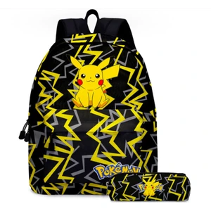 Pokemon Okul Sırt Çantası ve Kalem Kutusu Çanta