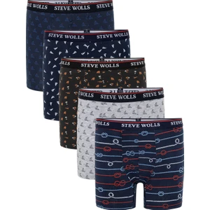 Steve Wolls Erkek Karışık Desenli 5’Li Boxer - 23309