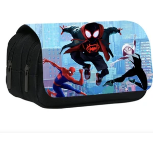 Miles Morales Spiderman Çift Fermuarlı Büyük Kalem Kutusu