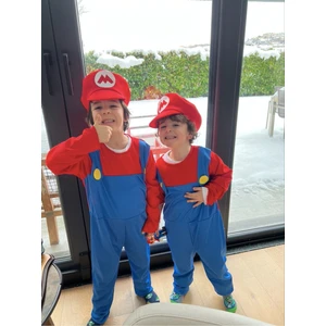 Super Mario Kostum - Super Mario Kostüm 105-125 cm
