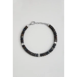 So CHIC Jasper Taşlı 22 Cm Çelik Erkek Bileklik