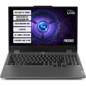 Loq 15IAX9 83GS007VTR Intel Core I5-12450HX 8gb DDR5 512GB SSD RTX3050-6GB 95W 144Hz 15.6'' Freedos Taşınabilir Bilgisayar