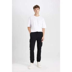 Yazlık Jogger Taktik Pantolon Kargo Cepli Beli Bağcıklı Lastikli Paça D1044AX24AU
