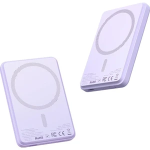 MC-3953 15W Mini Manyetik 5000 Mah Powerbank- Mor