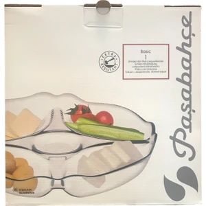 Kahvaltılık Veya Çerezlik 5 Bölmeli Cam Tabak 10467 Basic 1