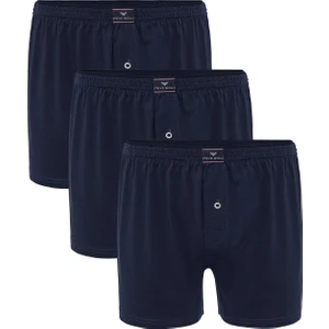 Steve Wolls Erkek Lacivert 3’Lü Penye Boxer - 23702
