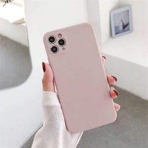 Iphone Lansman Likid Silikon Kamera Korumalı Kılıf Gri-Iphone 7-8 Plus