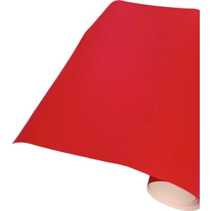 Mat Kırmızı Renk Dayanıklı Araç Motor Mobilya Kaplama Folyosu 126Cm X 30Cm