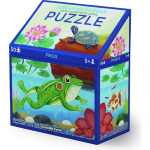 Crocodile Creek  Puzzle - 50 Parça - Teraryum Kurbağa