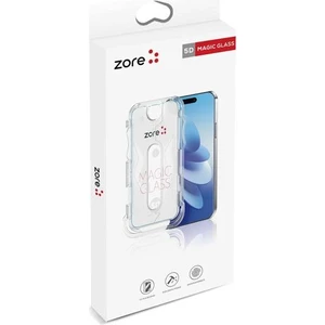 Apple iPhone 16 Pro Max Zore Kolay Uygulama Aparatlı 5d Magic Glass Cam Ekran Koruyucu