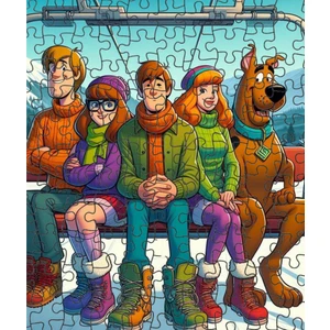 Scooby Doo Puzzle 99 Parça Scooby Doo Yapboz