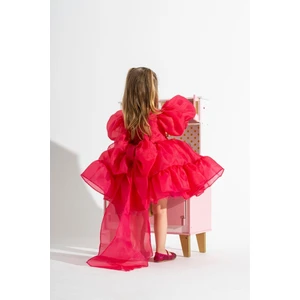 Linola Baby Kids Puffy Şifon Kız Çocuk Parti Elbisesi
