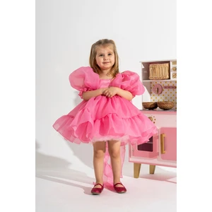 Linola Baby Kids Puffy Şifon Kız Çocuk Parti Elbisesi