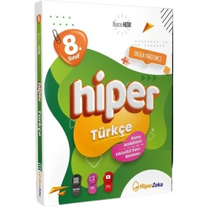 Hiper Zeka Yayınları 8. Sınıf Hiper Türkçe Konu Anlatımlı Soru Bankası