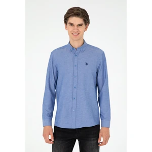U.s. Polo Assn. Erkek Koyu Mavi Basic Gömlek 50296777-VR032