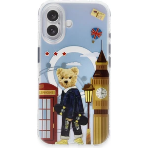 Zuck Bear Zuckbear Apple iPhone 16 Uyumlu Darnell Frosted Laser Magsafe Kapak