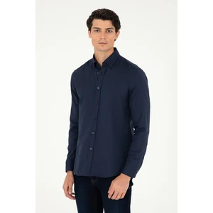 U.S. Polo Assn. Erkek Lacivert Gömlek Basic 50293427-VR033