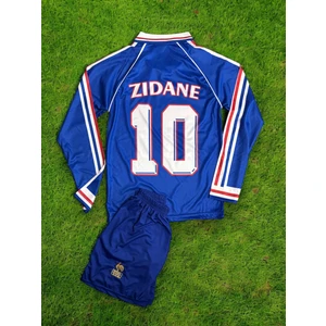 North Stand 98 Dünya Kupası Finali Frans Milli Takımı Uzun Kollu Çocuk Zidane Forması
