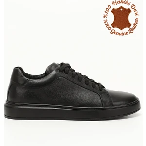 Gön Platinum Hakiki Deri Bağcıklı Erkek Günlük Sneaker 31641