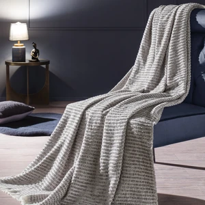 Timya Koltuk Şalı / Tv Battaniyesi / Koltuk Örtüsü - Gri