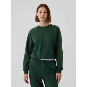 Kadın Yeşil Vintage Soft Raglan Sweatshirt