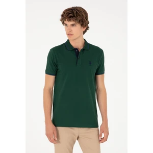 U.S. Polo Assn. Erkek Koyu Yeşil Tişört Basic 50284631-VR079