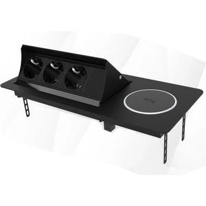 Masa Için Bas-Aç Priz Kutusu Kablosuz Sarj Üniteli