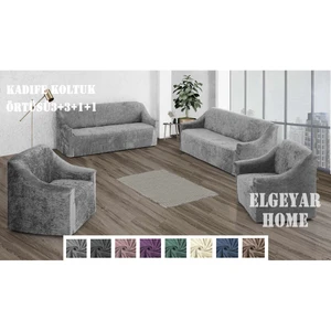 Kadife Koltuk ,Kanepe,Çekyat Örtüsü,Koltuk Kılıfı 3 3 1 1
