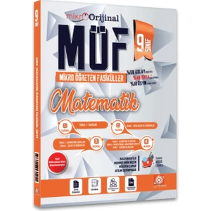 Mikro Orjinal 9. Sınıf Matematik (Möf) Mikro Öğreten Fasiküller