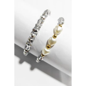 Dudu Kids 2 Adet Kalpli Gümüş Bileklik- Sevgililer Günü Hediyesi-Doğum Günü Hediyesi