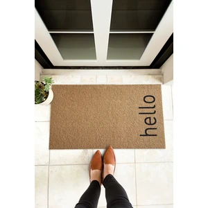 Paspas Yap Hello Yazılı Ev Kapı Önü Paspası Dış Kapı Paspası