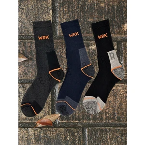 Steppe Berry 3'lü Unisex  Havlu Ağır İş Çorabı