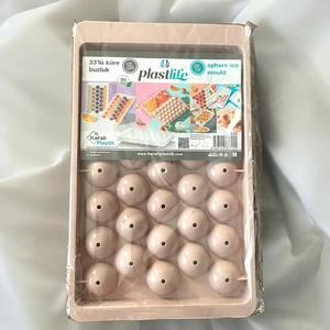 33’lü Kapaklı Buz Kalıbı Yuvarlak Buz Kalıbı
