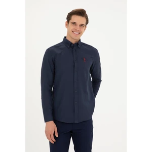 U.S. Polo Assn. Erkek Lacivert Gömlek Basic 50282589-VR033