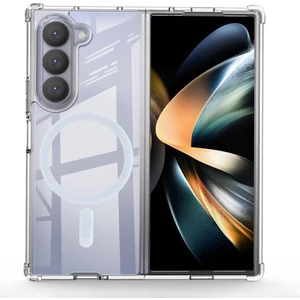 Samsung Galaxy Z Fold 6 Kılıf Nitro Anti Shock Darbe Emici Köşe Korumalı Şeffaf Silikon Kapak