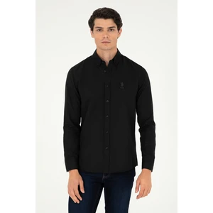 U.S. Polo Assn. Erkek Siyah Gömlek Basic 50293427-VR046