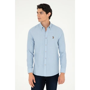 U.S. Polo Assn. Erkek Açık Mavi Gömlek Basic 50293980-VR003