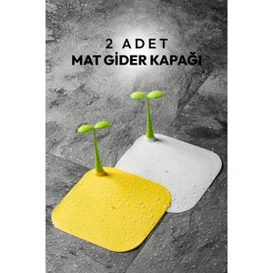 2'li Banyo,mutfak,lavabo Gider Kapatıcı Kapak Koku Önleyici Kapak Mat