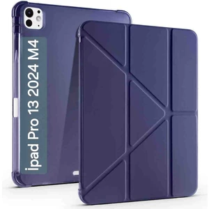 Ipad Pro 7.nesil 13"inç M4 2024 Uyumlu Kılıf Kalem Bölmeli Standlı Tablet Case A2837 A2930
