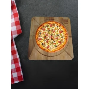 AR&MA WOOD Pizza Kesme Tahtası 35CM x 35 cm