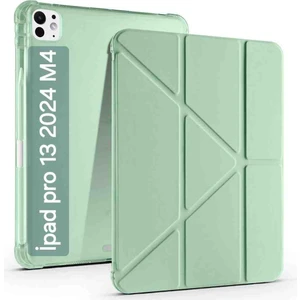 Ipad Pro 7.nesil 13"inç M4 2024 Uyumlu Kılıf Kalem Bölmeli Standlı Tablet Case A2837 A2930