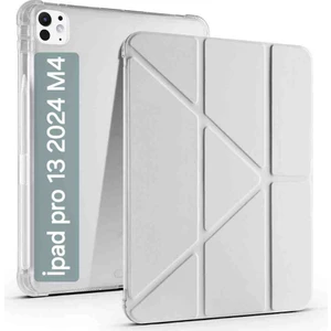 Ipad Pro 7.nesil 13"inç M4 2024 Uyumlu Kılıf Kalem Bölmeli Standlı Tablet Case A2837 A2930