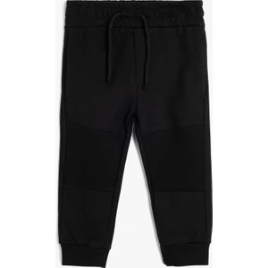 Jogger Eşofman Altı Beli Bağlamalı Pamuklu