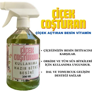 Karaoğlan Tarım Tüm Süs Bitkileri Için Çiçek Açtıran Orkide Canlandırıcı Vitaminli Gelişim Hızlandırıcı Bakım Ürünü