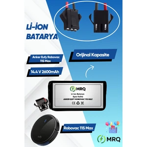 Anker Eufy Robovac 11S Max Robot Süpürge Bataryası (Orijinal Kapasite) 2600MAH Batarya