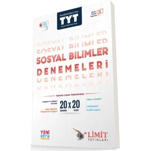Limit Yayınları TYT 20'li Sosyal Bilimler Denemeleri