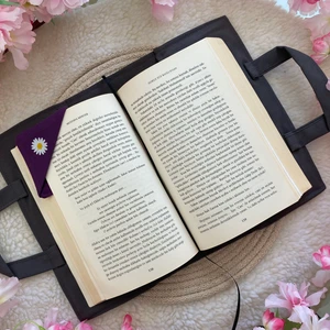 Taşınabilir Gözlük Bölmeli Gri Kitap Çantası tablet çantası 